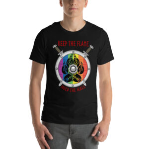 Keep The Flame Hold The Wall Pride Unisex t-shirt