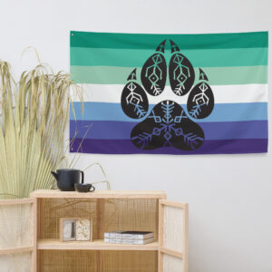 MLM Wolf Pack Pride Flag (Horizontal)