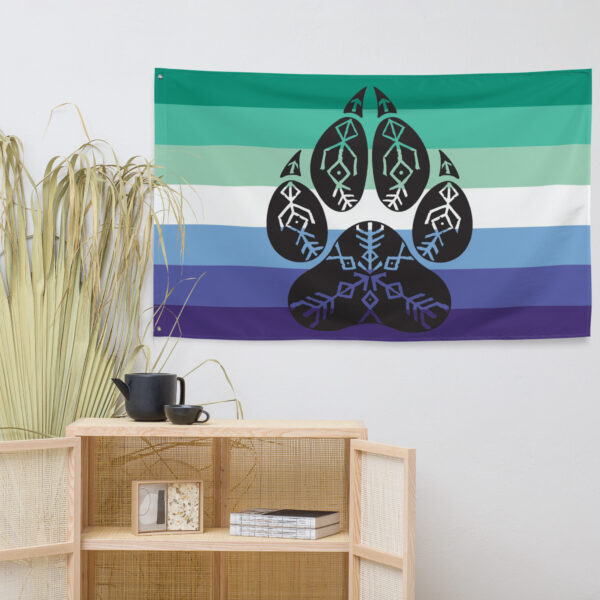 MLM Wolf Pack Pride Flag (Horizontal)