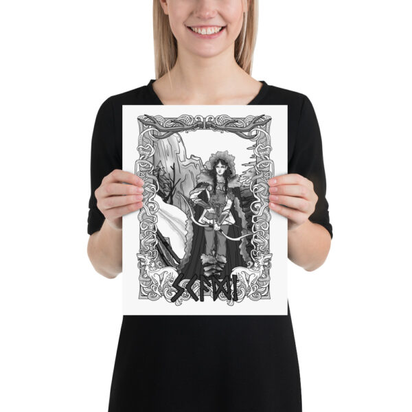 Skaði, Goddess of the Hunt Poster - Image 2