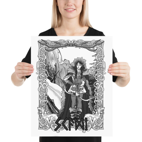 Skaði, Goddess of the Hunt Poster - Image 4