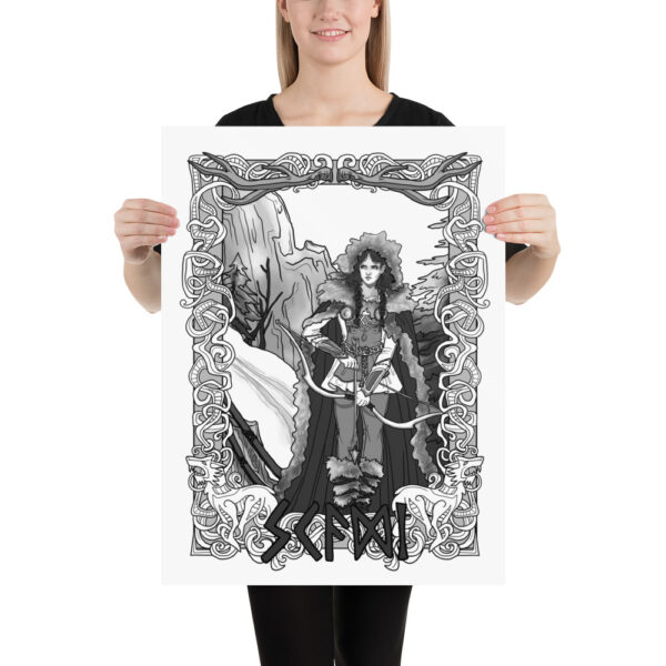 Skaði, Goddess of the Hunt Poster - Image 5