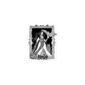 Freyja Goddess of War Bubble-free stickers