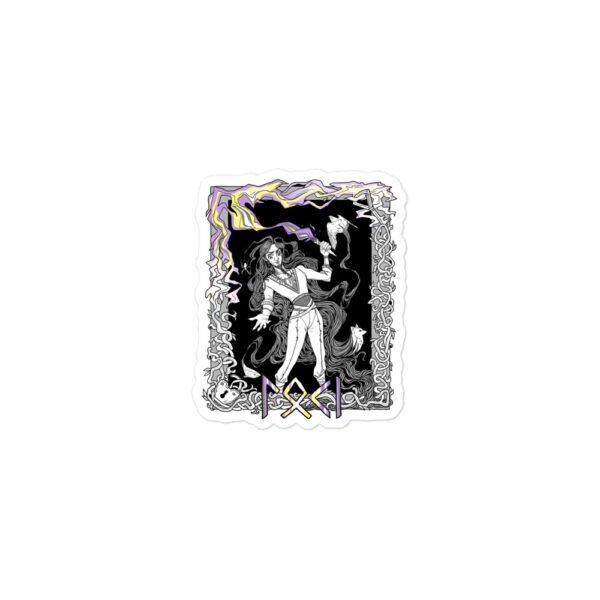 Loki (Non-binary colors) Bubble-free stickers