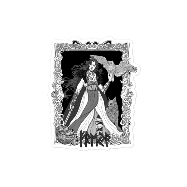 Freyja Goddess of War Bubble-free stickers - Image 2
