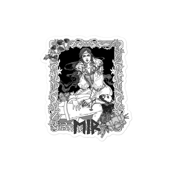Eir, Goddess of Healing and Physicians Bubble-free stickers - Image 2