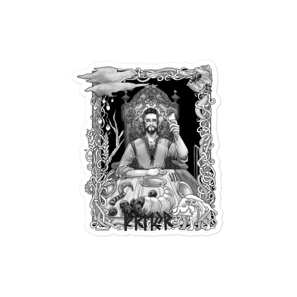 Freyr, God of Harvest and Lord of the Lords Bubble-free stickers - Image 2