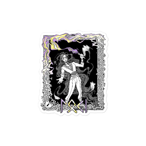 Loki (Non-binary colors) Bubble-free stickers - Image 2