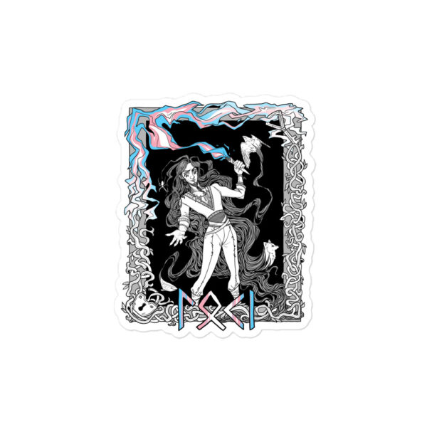Loki (Transgender Colors) Bubble-free stickers - Image 2