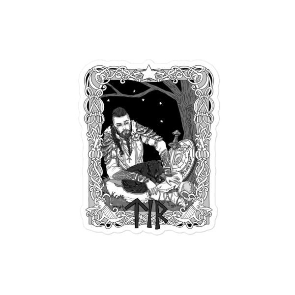 Tyr, God of Justice, Guidance, and Right Action Bubble-free stickers - Image 2