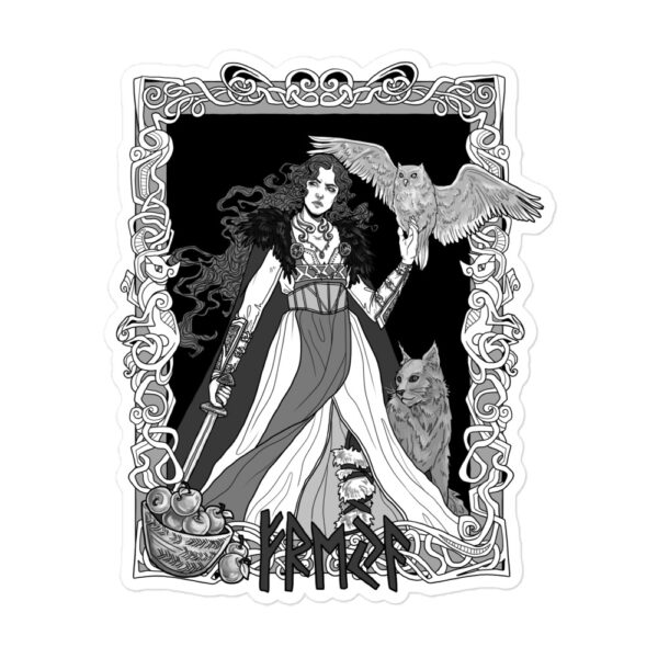 Freyja Goddess of War Bubble-free stickers - Image 3