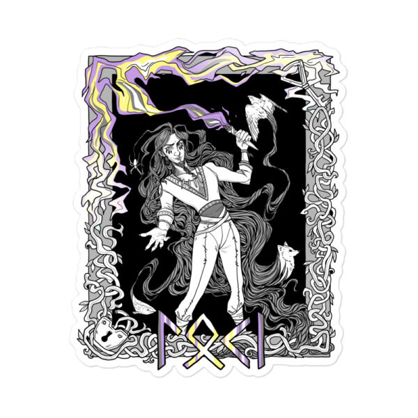 Loki (Non-binary colors) Bubble-free stickers - Image 3
