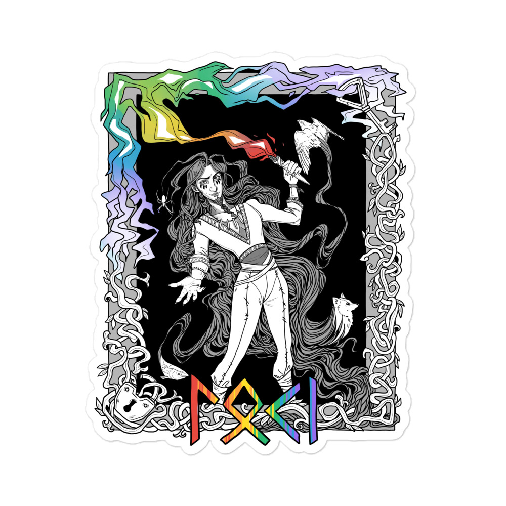 Loki (Rainbow) Bubble-free stickers - Image 3