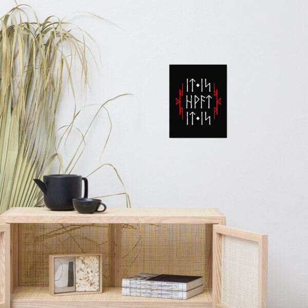 It Is What It Is Rune Poster - Image 2
