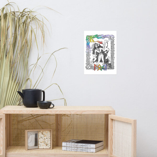 Loki, God of Change (rainbow pride) Poster - Image 6