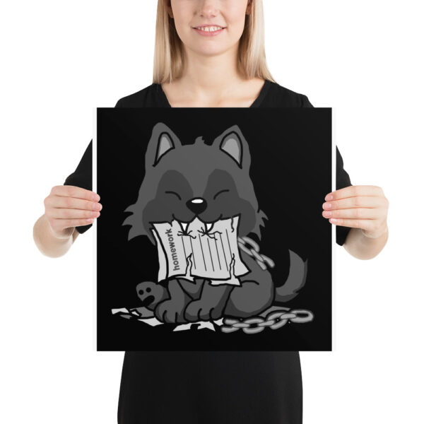 Fenrir Ate My Homework Poster - Image 4