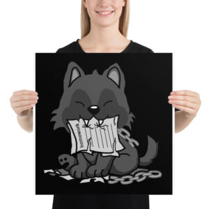 Fenrir Ate My Homework Poster