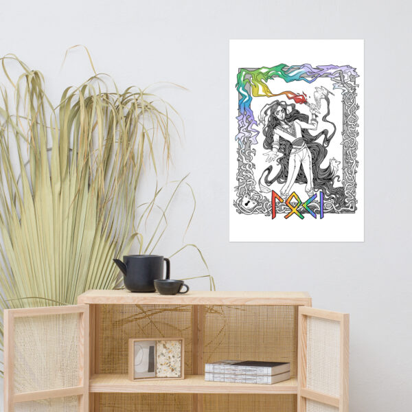 Loki, God of Change (rainbow pride) Poster