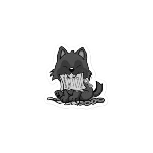 Fenrir ate my homework Bubble-free stickers
