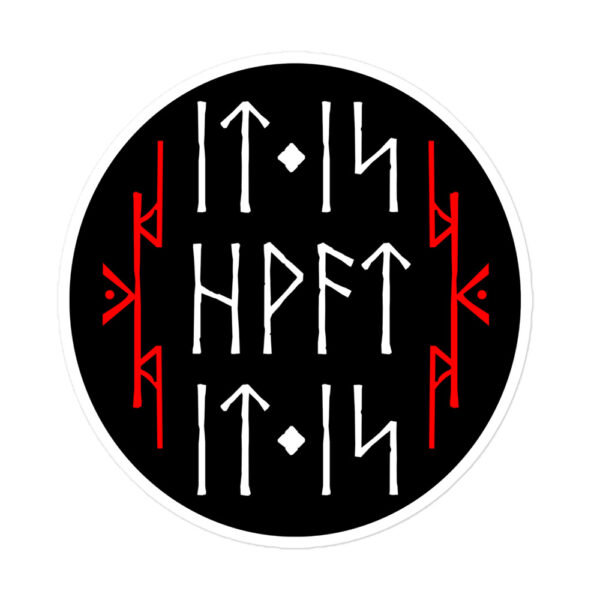 It is what it is rune Bubble-free stickers