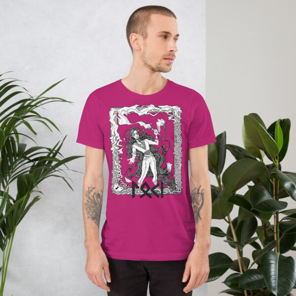 Loki Black and White Unisex t-shirt - Image 5