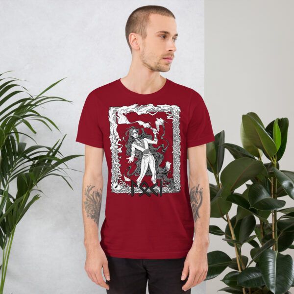 Loki Black and White Unisex t-shirt - Image 3
