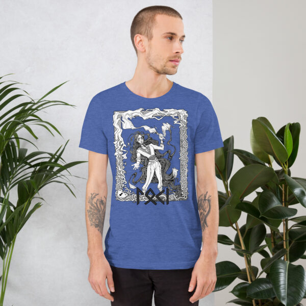 Loki Black and White Unisex t-shirt - Image 6