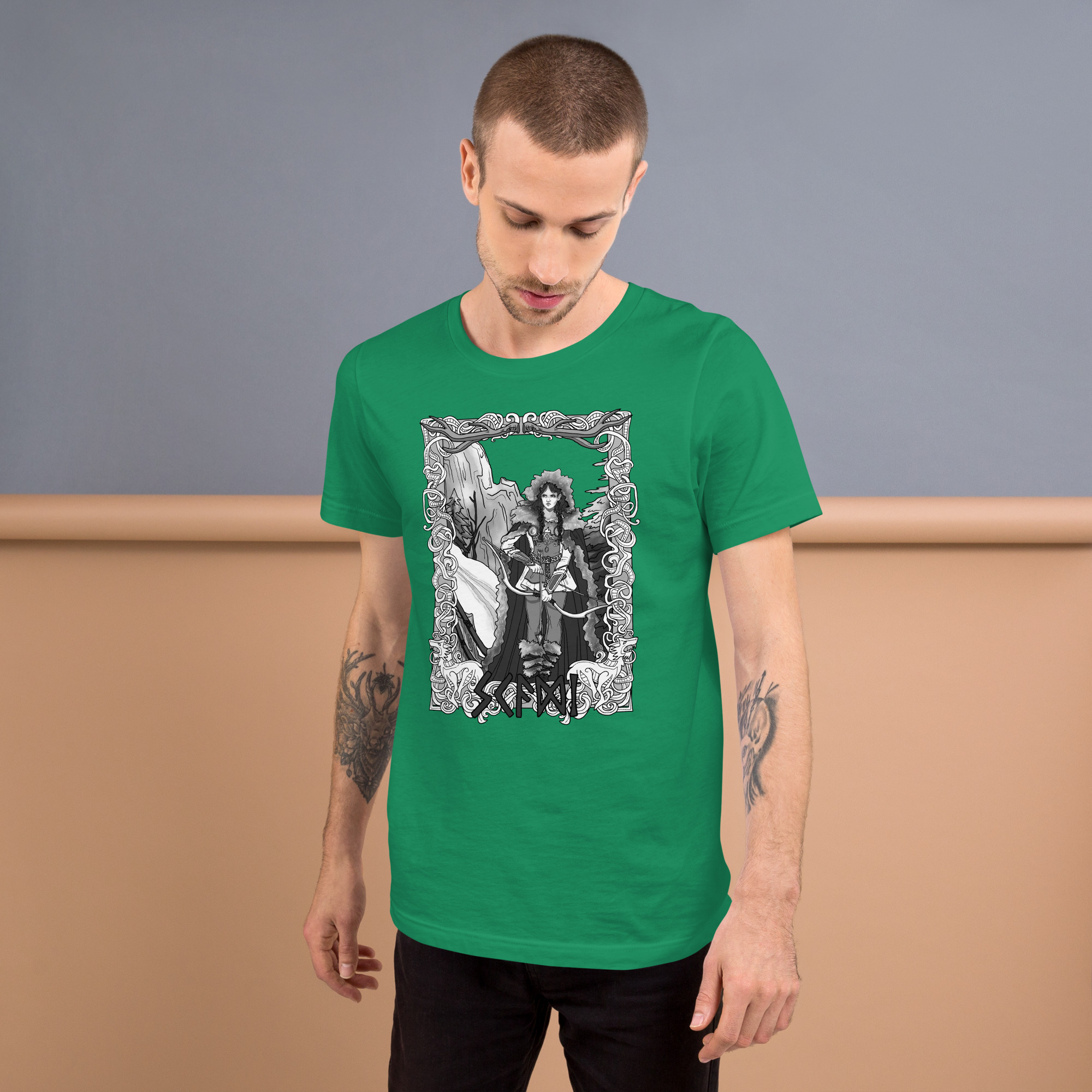 Skaði, Goddess of the Hunt Unisex t-shirt - Image 8