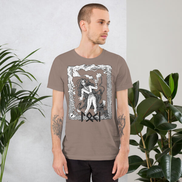 Loki Black and White Unisex t-shirt - Image 10