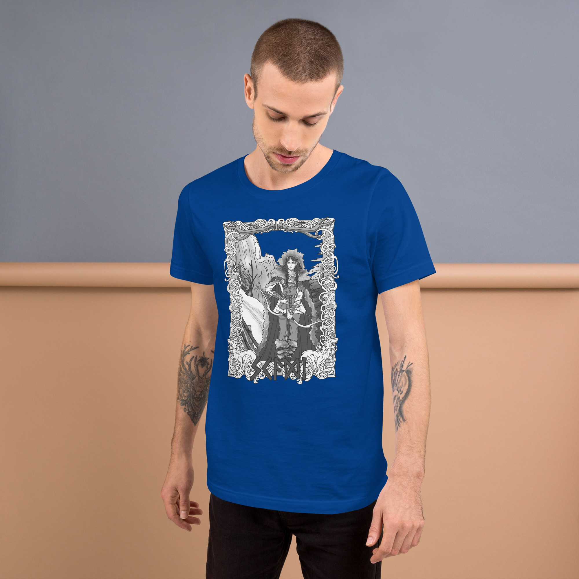 Skaði, Goddess of the Hunt Unisex t-shirt - Image 6