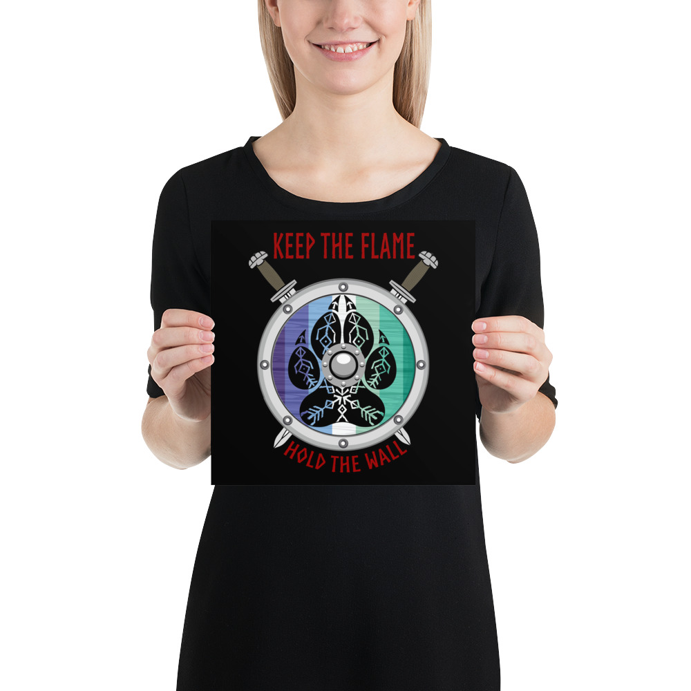 MLM Keep the Flame Hold the Wall Poster - Image 2