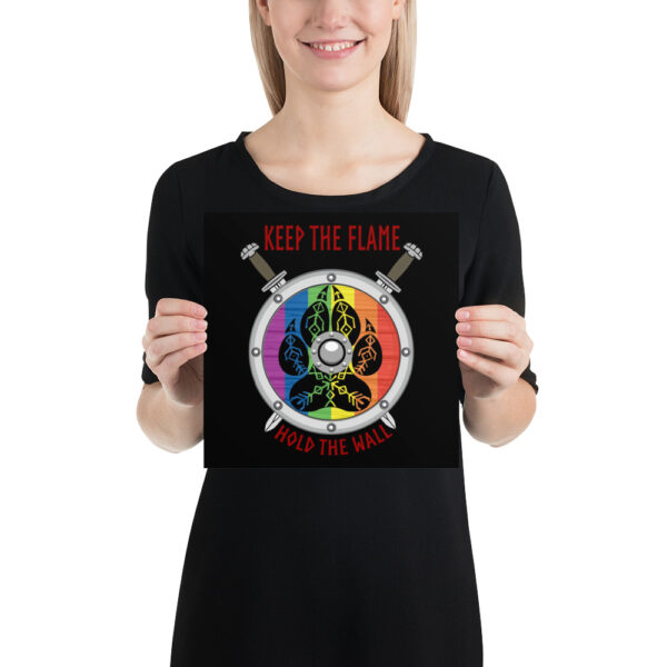 Pride Keep the Flame Hold the Wall Poster - Image 2