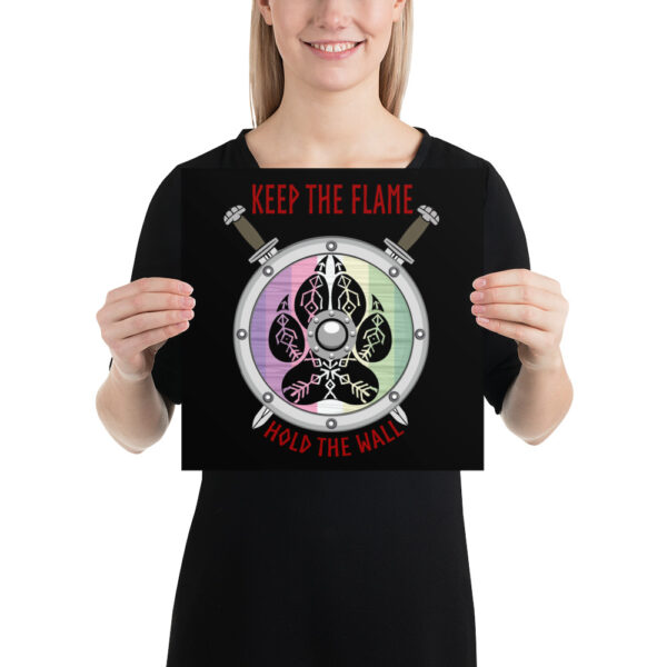 Genderfaer Keep the Flame Hold the Wall Poster - Image 3