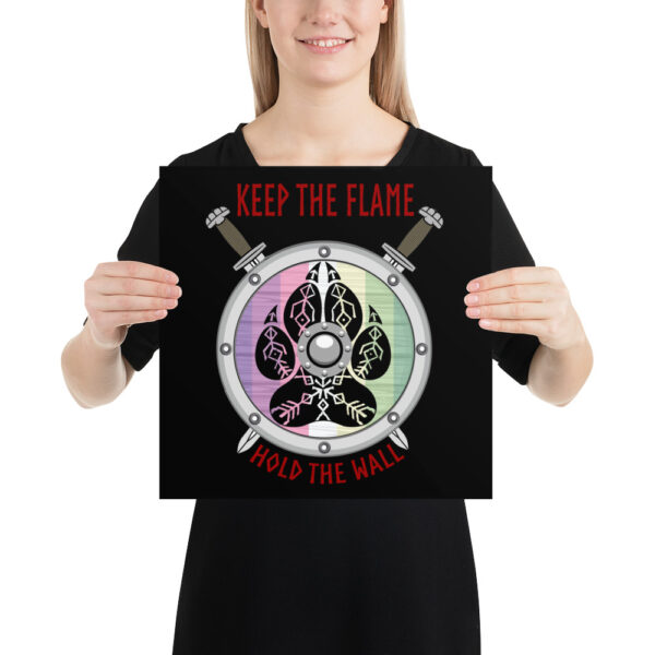 Genderfaer Keep the Flame Hold the Wall Poster - Image 4