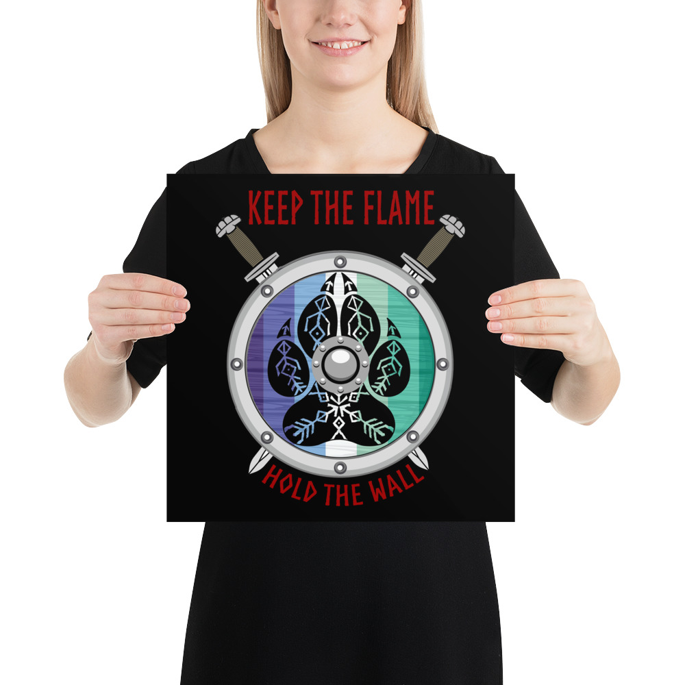 MLM Keep the Flame Hold the Wall Poster - Image 4