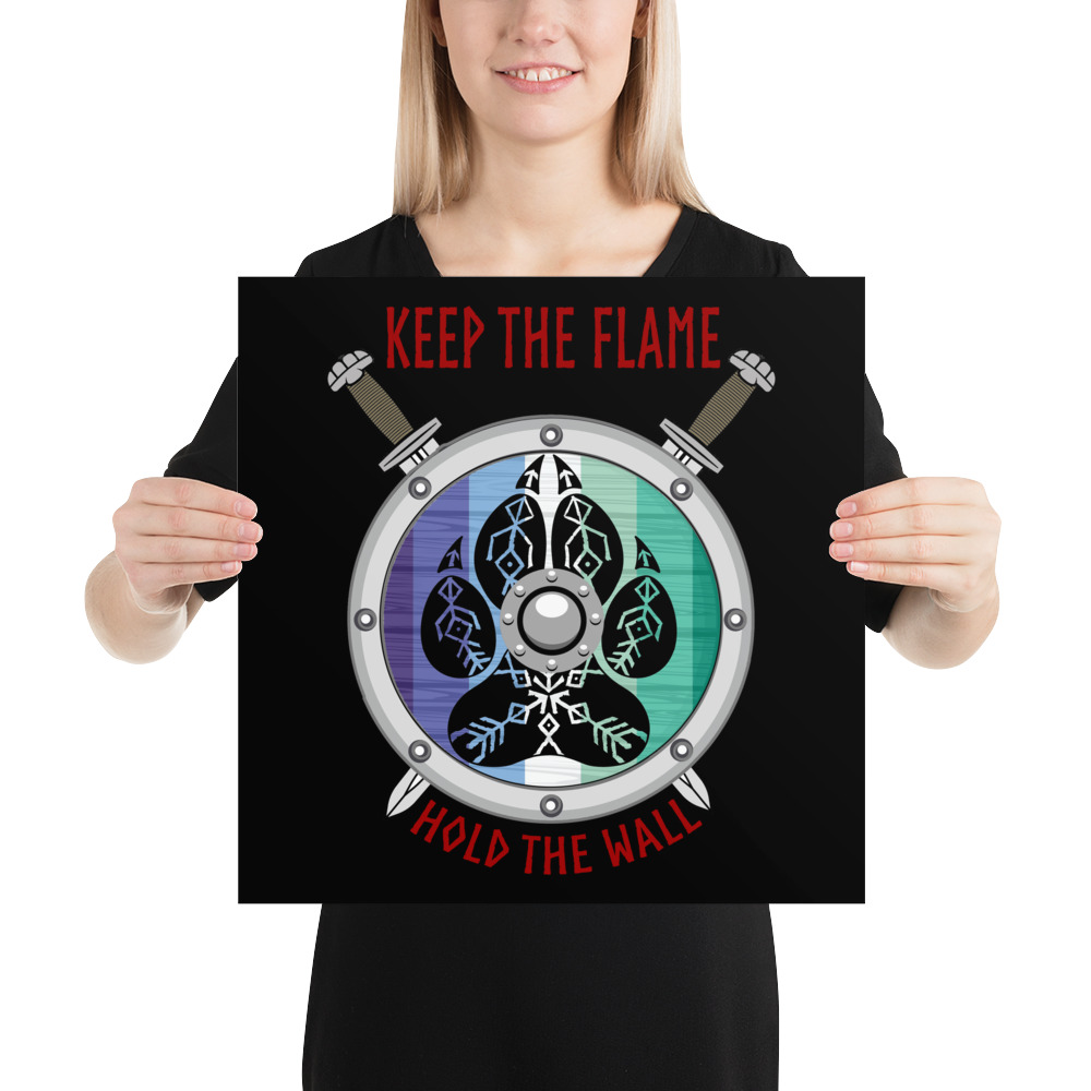 MLM Keep the Flame Hold the Wall Poster - Image 5