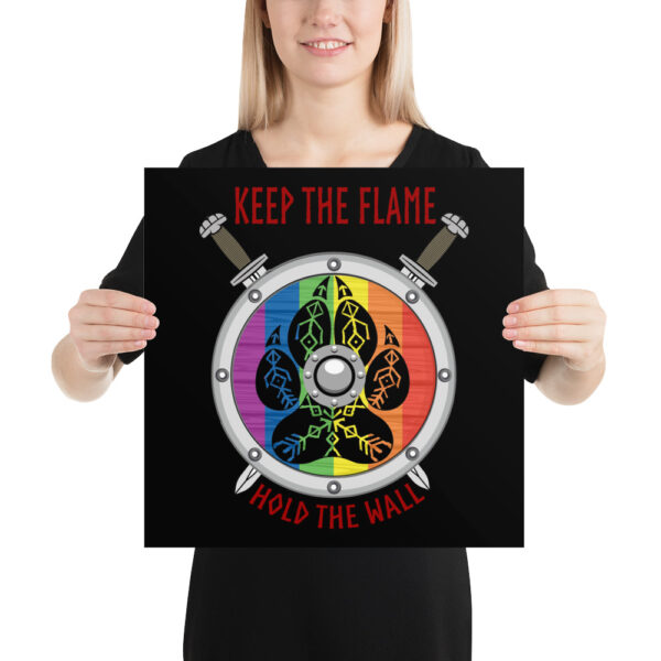Pride Keep the Flame Hold the Wall Poster - Image 5