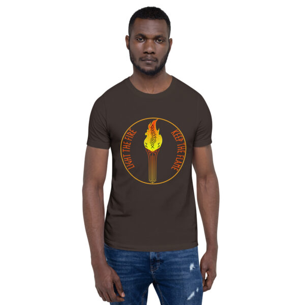 Light the Fire Keep the Flame Unisex t-shirt - Image 3