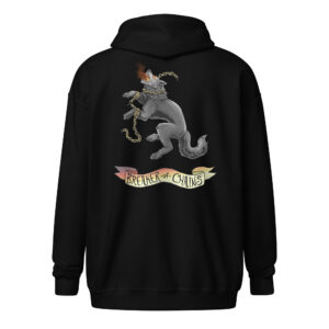 Fenrir Breaker of Chains Color Unisex heavy blend zip hoodie