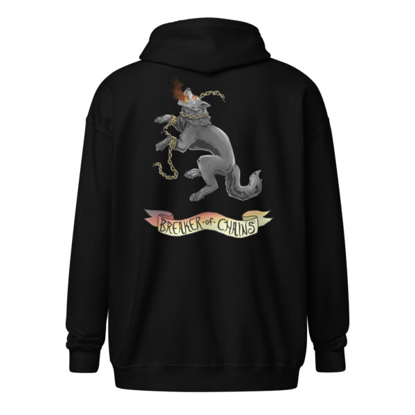 Fenrir Breaker of Chains Color Unisex heavy blend zip hoodie
