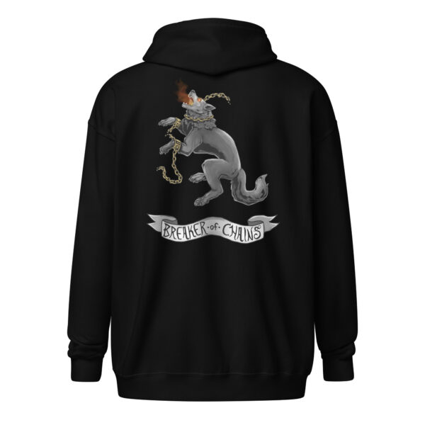Fenrir Breaker of Chains Unisex heavy blend zip hoodie