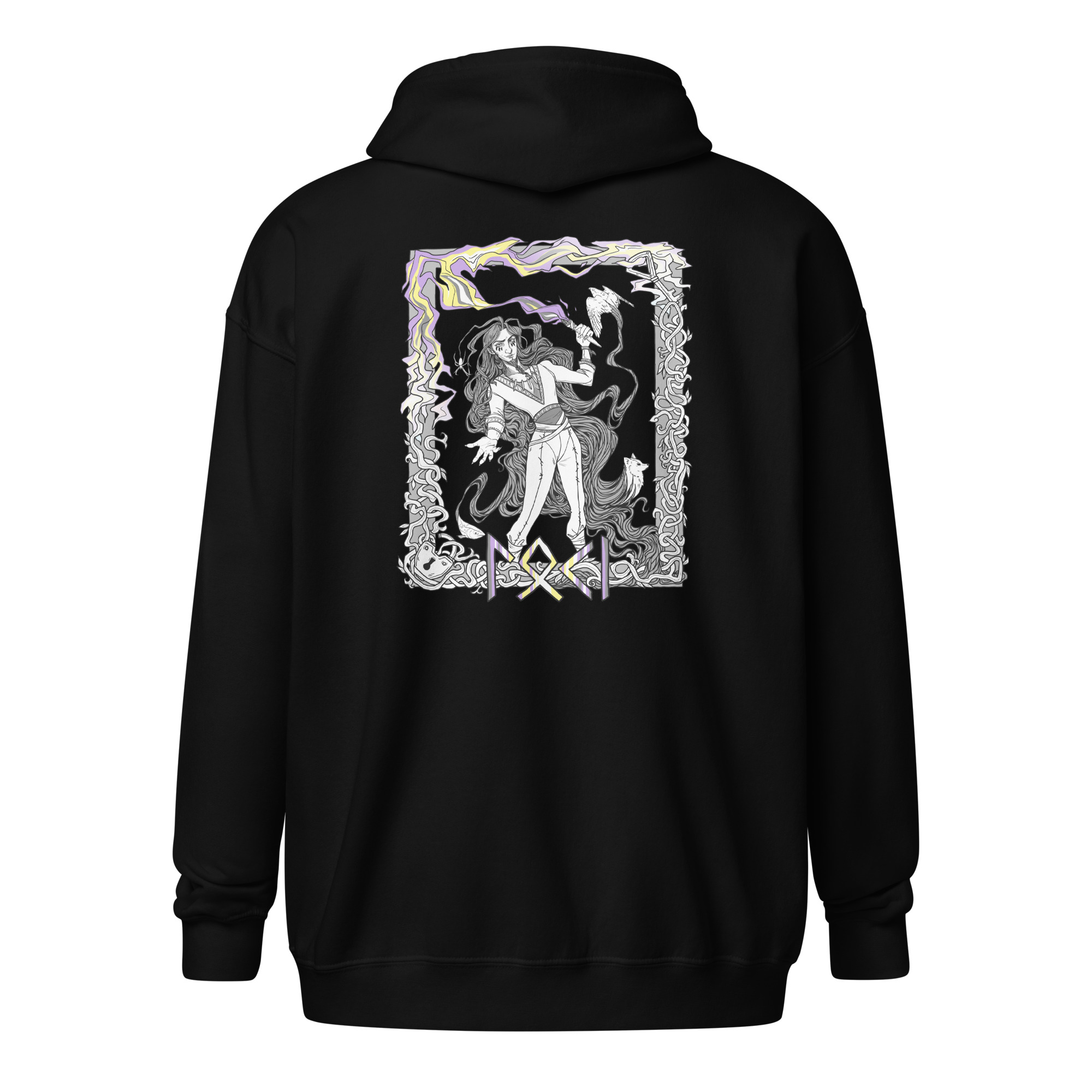 Loki Non Binary Unisex heavy blend zip hoodie