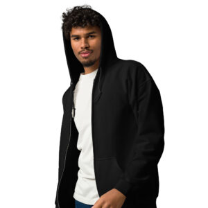 No Knees for Nazis Discreet Unisex heavy blend zip hoodie
