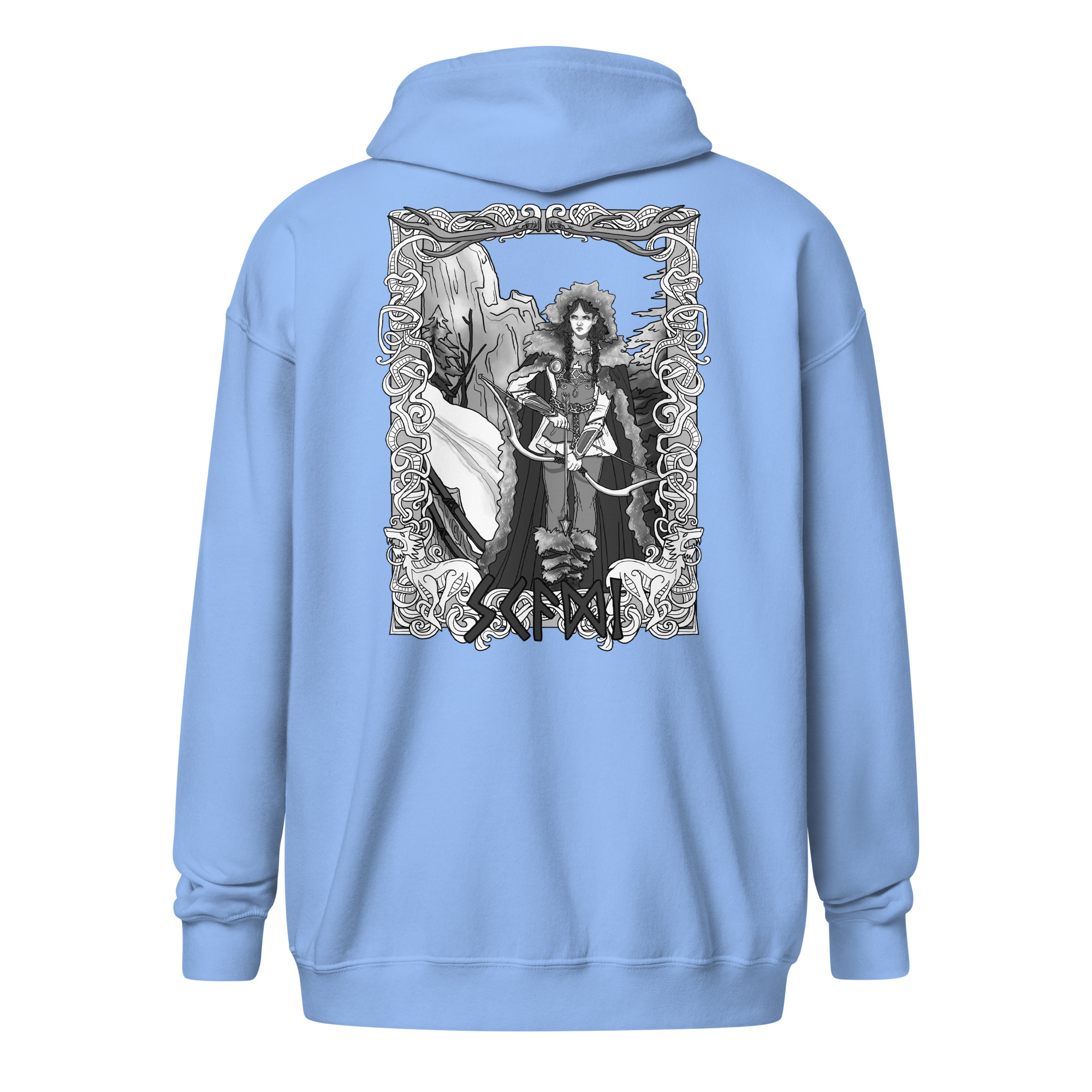Skaði Unisex heavy blend zip hoodie - Image 3