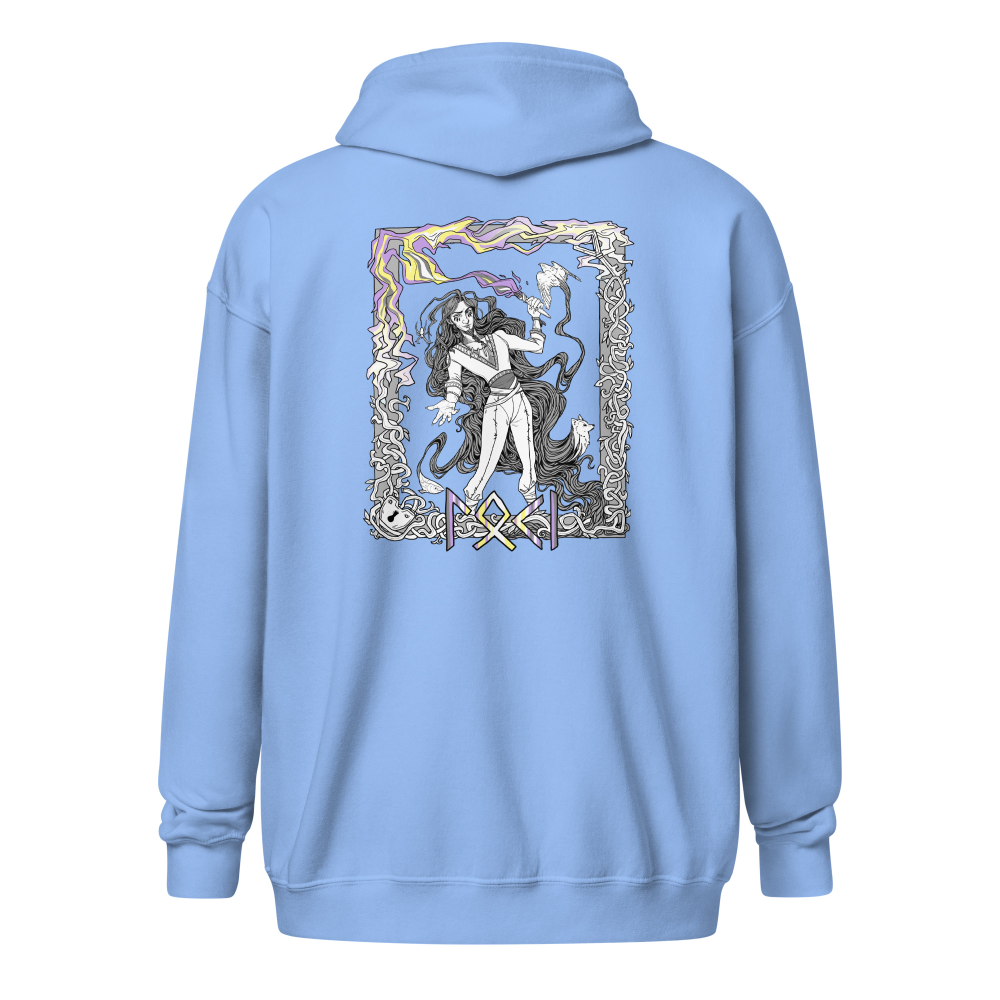 Loki Non Binary Unisex heavy blend zip hoodie - Image 4