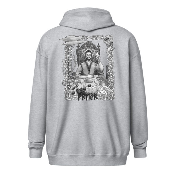 Freyr - Unisex heavy blend zip hoodie - Image 6