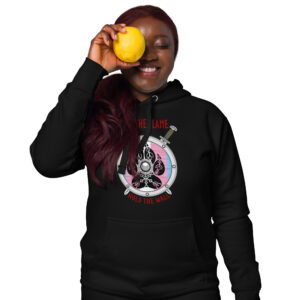 Keep the Flame Hold the Wall Transgender Pride Shield Unisex Hoodie
