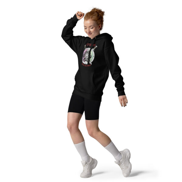 Keep the Flame Hold the Wall Genderfaer Pride Shield Unisex Hoodie