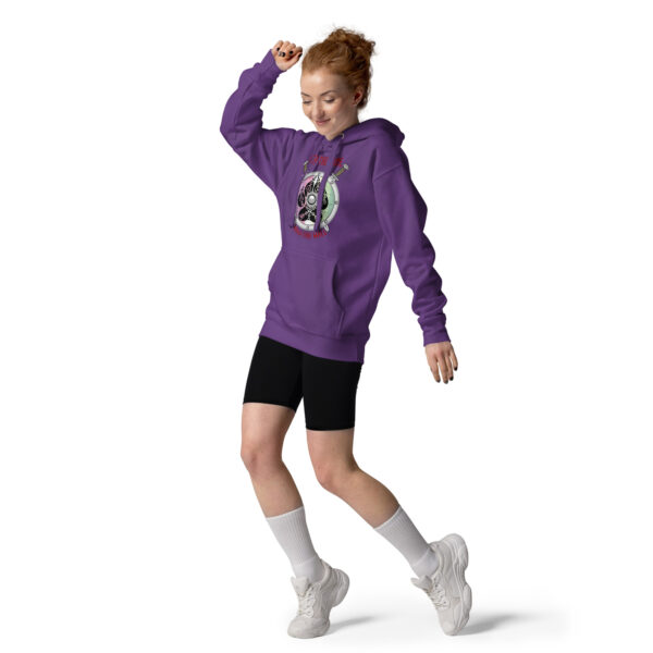 Keep the Flame Hold the Wall Genderfaer Pride Shield Unisex Hoodie - Image 5