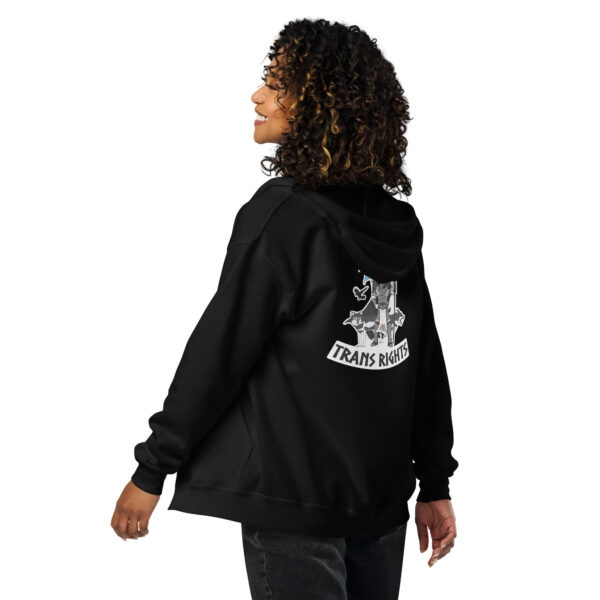 Odin says trans rights Unisex heavy blend zip hoodie